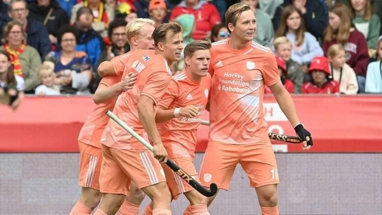 fih dutch dominate in belgium as fih hockey pro league goes down to the wire 64a05aa79cc47 - FIH: Dutch dominate in Belgium as FIH Hockey Pro League goes down to the wire - A rampant Netherlands men’s side romped to a 6-1 victory over Belgium in Antwerp, keeping their hopes of securing back-to-back FIH Hockey Pro League titles very much alive. The victory takes the Dutch to 32 points, meaning Great Britain can no longer win the league as they have the same number of points but fewer wins and no matches remaining. The Dutch can still add to their points tally with one more match to come. Despite the defeat, Belgium can still sneak to the top, if they win their final two matches – one again Spain and the other a rematch against the Netherlands. That all makes for a thrilling final few days of action ahead in Antwerp. Meanwhile, earlier in the day, the Dutch women ground out a hard-fought 2-0 victory over a gritty Belgian side. While the Netherlands have already secured the women’s title, the Belgians remain in the hunt for a medal position with three matches remaining.