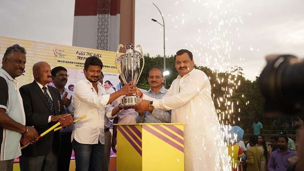 fih hockey fever grips tamil nadu as mascot bomman is unveiled ahead of the hero asian champions trophy chennai 2023 64b990bbc0309 - FIH: Hockey fever grips Tamil Nadu as Mascot ‘Bomman’ is unveiled ahead of the Hero Asian Champions Trophy Chennai 2023 - ~Thiru Udhyanidhi Stalin, Hon’ble Minister for Youth Welfare and Sports Development, Govt of Tamil Nadu unveiled the mascot ‘Bomman’ named after the Oscar-winning documentary Elephant Whisperers~