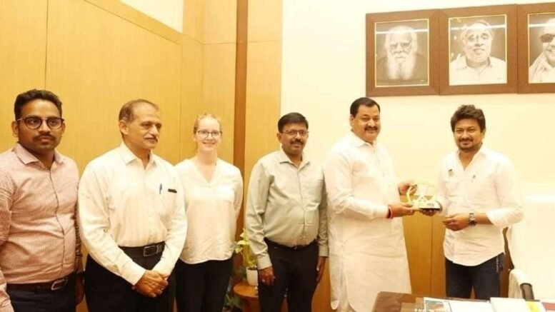 fih honble sports minister govt of tamil nadu thiru udhayanidhi stalin chairs meeting ahead of hero asian champions trophy chennai 2023 64ab1edeb2882 - FIH: Hon'ble Sports Minister, Govt of Tamil Nadu, Thiru Udhayanidhi Stalin chairs meeting ahead of Hero Asian Champions Trophy Chennai 2023 - Chennai, 6th July 2023: Hon'ble Sports Minister, Govt of Tamil Nadu Thiru Udhayanidhi Stalin chaired a high-level meeting today to take stock of the ongoing preparations ahead of the highly-anticipated Hero Asian Champions Trophy Chennai 2023, scheduled to begin on 3rd August at the Mayor Radhakrishnan Hockey Stadium in Egmore, Chennai.  