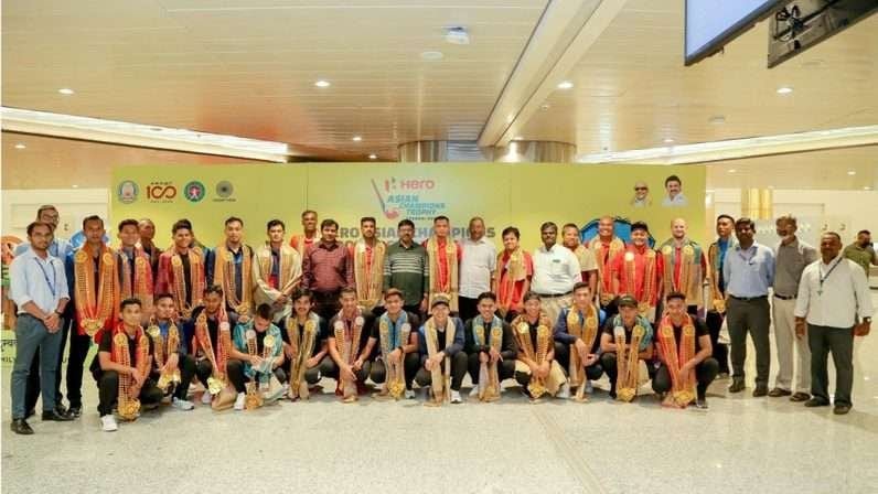 india with an eye on maiden title malaysia arrive for hero asian champions trophy chennai 2023 64c4cbb2473c6 - India: With an eye on maiden title, Malaysia arrive for Hero Asian Champions Trophy Chennai 2023 - As one of Asia's hockey powerhouses, Malaysia have consistently showcased remarkable skills and determination on the field. They have finished third five times in the history of the tournament and will now be eyeing to clinch their maiden Asian Champions Trophy. 