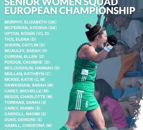ireland ireland senior women squad for the europeans announced 64b696a9884ed - Ireland: Ireland Senior Women Squad for The Europeans Announced - Ireland’s Senior Women Head Coach Sean Dancer has announced his squad for the upcoming Europeans which will be held at HockeyPark in Monchengladbach, Germany from 18th-27th of August.