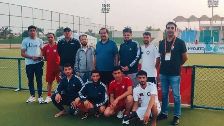 fih fih president tayyab ikram engages with afghanistan players at hockey5s asia cup 64f07c4d3f5be - FIH: FIH President Tayyab Ikram engages with Afghanistan players at Hockey5s Asia Cup - The ongoing men’s Hockey5s Asia Cup 2023, which also acts as a qualifier for the inaugural FIH Hockey5s World Cup 2024, has a unique feature: the Afghanistan hockey team. Until their participation at the Hockey5s Asia Cup, Afghanistan hadn’t featured in an international hockey event in a long time, despite being a regular feature in Hockey at the Olympic Games in the mid 20th century, where they consistently earned respectable finishes. 