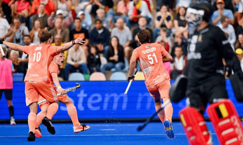 image 3 - Netherlands: Wonderboy Telgenkamp sends Dutch into Euro final - The Netherlands produced an outstanding second half performance to outdo Belgium 3-2 and advance to the final of the men’s EuroHockey Championship in Mönchengladbach.