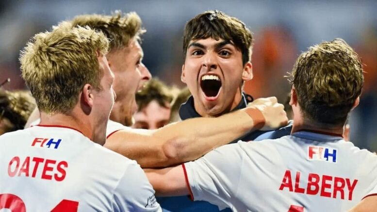 image 4 - England: England’s perfect shoot-out earns first men’s final spot for 14 years - England’s perfect shoot-out series saw them reach the men’s EuroHockey Championship final for the first time since 2009, and will face the Netherlands who earlier came from behind to beat Belgium, denying the home side and a partisan home crowd.