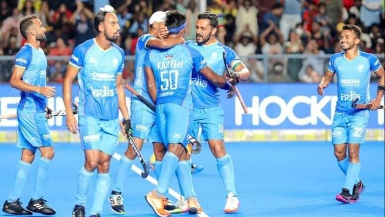 india dominant india beat malaysia 5 0 64cfe43b008b4 - India: Dominant India beat Malaysia 5-0 - ~ Captain Harmanpreet Singh (42') scored his 150th international goal while Karthi Selvam (15'), Hardik Singh (32'), Gurjant Singh (53') and Jugraj Singh (54') score in India's win ~