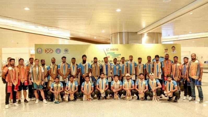 india indian mens hockey team lands in chennai with aim to achieve historic feat at hero asian champions trophy chennai 2023 64c8a435507f8 - India: Indian Men's Hockey Team lands in Chennai with aim to achieve historic feat at Hero Asian Champions Trophy Chennai 2023 - ~ Hosts India will open their campaign against China on 3rd August ~ 