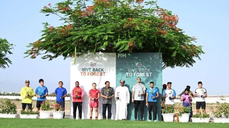 fih fih give back to forest campaign continues in oman 64ff14b7bd40a - FIH: FIH “Give Back to Forest” campaign continues in Oman - Over the first week of September, as the Hockey5s Asia Cup 2023 came to an end, the captains of all participating teams  enthusiastically united with FIH President Tayyab Ikram to carry forward FIH’s "Give Back to Forest'' global campaign in Salalah, Oman.