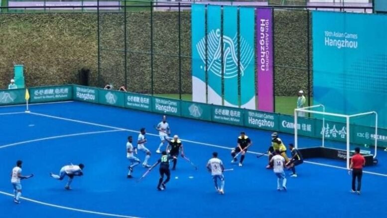 india indian mens hockey team aims to maintain dominance in hangzhou asian games clash against singapore 651142a893ab7 - India: Indian Men's Hockey Team aims to maintain dominance in Hangzhou Asian Games clash against Singapore - Hangzhou, 25th September 2023: The Indian Men's Hockey Team is set to face off against Singapore on Tuesday in their second game of the ongoing 19th Asian Games Hangzhou 2022. The Indian Team heads into this match with immense confidence, having recorded a resounding 16-0 victory in their tournament opener against Uzbekistan on Sunday. 