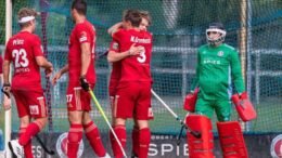 ehl rot weiss lead way into german mens winter break 653c06ecf0949 - EHL: Rot-Weiss lead way into German men’s winter break - Rot-Weiss Köln’s men completed the first phase of the German season in flying form as they defeated SC Frankfurt 80 6-1 with Christopher Rühr scoring a hat trick.