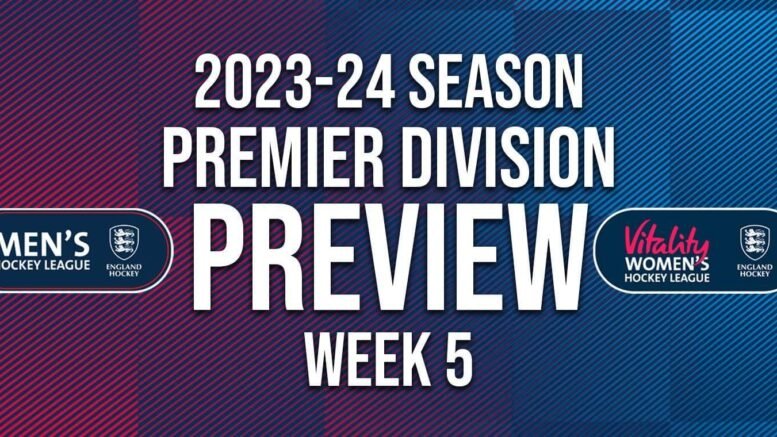 england england hockey league 2023 24 premier division weekend 5 preview 6528f4bfdb5aa - England: England Hockey League 2023/24 Premier Division Weekend 5 Preview - It couldn’t be tighter at the top of the Men’s Premier Division with five teams level on points. Two of those teams take on each other in a South West London derby on Saturday when Surbiton host Wimbledon (6pm).