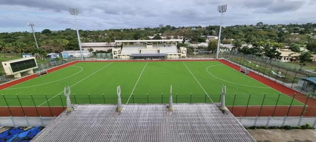 oceania fiji hockey federation 652e43755e2f8 - Oceania: Fiji Hockey Federation - Fiji Hockey Stadium has been undergoing major renovations over the past 18 months. A new artificial surface has been laid, an upgrade of the lights undertaken, as well as refurbishment of the grandstand.