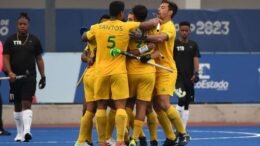 pahf brazil upset trinidad and tobago canada edge usa 653c87f43db24 - PAHF: Brazil upset Trinidad and Tobago, Canada edge USA - Two tight affairs went down on Day 3 of the XIX Pan American Games in Santiago, Chile as Brazil scored early twice to beat Trinidad and Tobago 2-1, while Canada had two come-back goals to take down the USA also by a score of 2-1. Canada now take the top of Pool B with two wins.