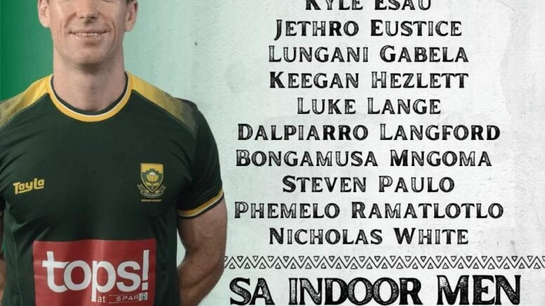 south africa sa indoor hockey men named for sultan nazrin shah cup 653696445d342 - South Africa: SA Indoor Hockey Men named for Sultan Nazrin Shah Cup - The South African Indoor Hockey men will return to action for the first time since their historic run to the FIH Indoor Hockey World Cup Quarter Finals in February this year. The Men will be travelling to Malaysia to take place in the inaugural Sultan Nazrin Shah Cup alongside hosts Malaysia, Namibia, Australia, New Zealand and Hong Kong.