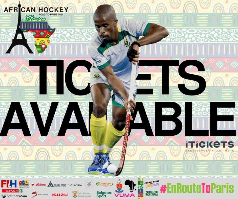 south africa ticket sales open for african hockey road to paris 2024 qualifier 6537e7af41a85 - South Africa: Ticket sales open for African Hockey Road to Paris 2024 Qualifier - With just under a week to go until the African Hockey Road to Paris 2024 Qualifier, SA Hockey are pleased to announce that ticket sales have opened for the event. The tournament which features 15 teams competing for two spots at the Paris Olympic Games in 2024.