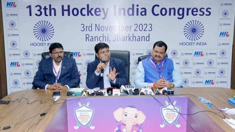 india hockey india convenes 13th congress announces significant initiatives 6544c95e50527 - India: Hockey India convenes 13th Congress; announces significant initiatives - Ranchi, 3rd November 2023: Hockey India held its 13th Congress on Friday, 3rd November 2023 at the Marang Gomke Jaipal Singh AstroTurf Hockey Stadium meeting hall. The Congress saw the announcement of several important decisions and initiatives to boost the sport in the country. In a groundbreaking move to strengthen their State Member Units, Hockey India has decided to award Rs 10.00 lakhs to each Member Unit that won medals at the Hockey India National Championships held throughout the year 2023. The State Member Units that will currently benefit from this initiative in 2023 are Hockey Haryana, Hockey Jharkhand, Hockey Association of Odisha, Hockey Madhya Pradesh, Hockey Maharashtra, Uttar Pradesh Hockey and Hockey Chandigarh.