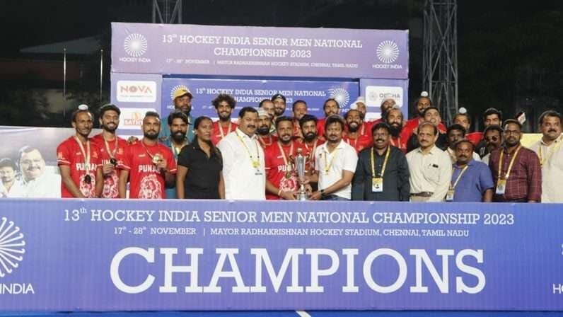 india hockey punjab lifts 13th hockey india senior men national championship 2023 trophy 6565f70686d14 - India: Hockey Punjab lifts 13th Hockey India Senior Men National Championship 2023 trophy - ~Hockey Punjab defeated Hockey Haryana 2-2(9-8 SO)~