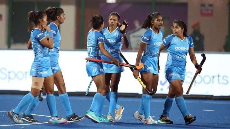 india india outclass korea 5 0 to continue their unbeaten run at jharkhand womens asian champions trophy ranchi 2023 654458e0d8417 - India: India outclass Korea 5-0 to continue their unbeaten run at Jharkhand Women's Asian Champions Trophy Ranchi 2023 - Ranchi, 2nd November 2023: The Indian Women's Hockey Team continued their unbeaten run at the Jharkhand Women's Asian Champions Trophy Ranchi 2023 by securing a commanding 5-0 win against Korea in their last Pool match on Thursday. Salima Tete (6’, 36’), Navneet Kaur (36’), Vandana Katariya (49’), and Neha (60’) netted goals for India. 