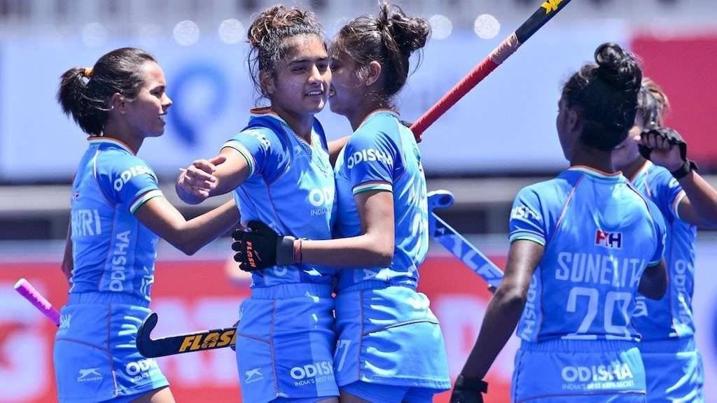 jwc korea india and belgium pick up big wins on day 1 of the fih hockey junior womens world cup 2023 65684b8d23f68 - JWC: Korea, India, and Belgium pick up big wins on Day 1 of the FIH Hockey Junior Women’s World Cup 2023 - Lausanne, Switzerland: The FIH Hockey Junior Women’s World Cup 2023 kicked off in style with wins for Korea, India, Argentina, Belgium, and hosts Chile. The Day 1 of the World Cup was a mixed affair with three one-sided matches and three edge-of-the-seat thrillers.