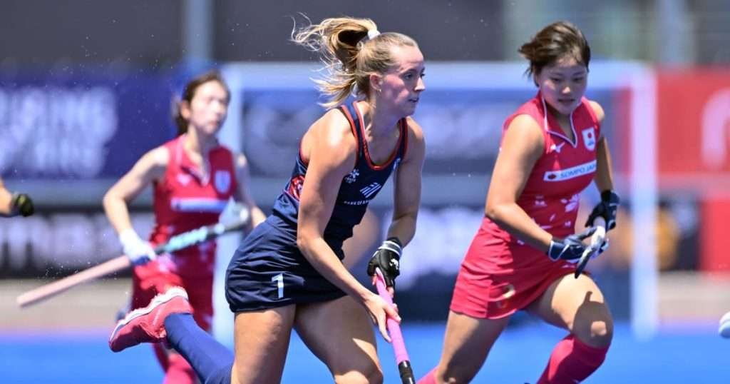 ncaa u 21 uswnt kicks off fih hockey womens junior world cup with win over japan 6568ebeb81ea5 - NCAA: U-21 USWNT Kicks Off FIH Hockey Women’s Junior World Cup with Win Over Japan - SANTIAGO, Chile – In their first match of the 2023 FIH Hockey Women’s Junior World Cup, the No. 5 U.S. U-21 Women’s National Team opened up pool play with a battle against No. 15 Japan. Off two back-to-back goals from Charly Bruder (Malvern, Pa.) in the second quarter, the Junior Eagles secured a 2-1 victory.