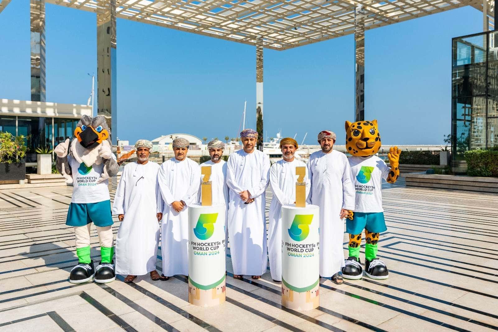 asia the main committee of the world cup futsal hockey championship which will be hosted by the sultanate of oman during the period from january 24 to 31 2024 6586ddc15b595 - Asia: The main committee of the World Cup Futsal Hockey Championship, which will be hosted by the Sultanate of Oman during the period from January 24 to 31, 2024 - “Oman 2024” in Muscat Governorate, inaugurated the original version of the world championship for the public in Al Mouj Muscat, in the presence of Dr. Marwan bin Juma Al Juma, Director of the World Cup Championship, and a number of members. The main committee and the large crowds gathered to watch the original copy of the cup, and the original cup will tour several places in Muscat Governorate in the coming days. The original version of the Futsal Hockey World Cup was made in Switzerland. It is made of gold, weighs 5 kilograms, and symbolizes modernity and contemporaneity in the game.