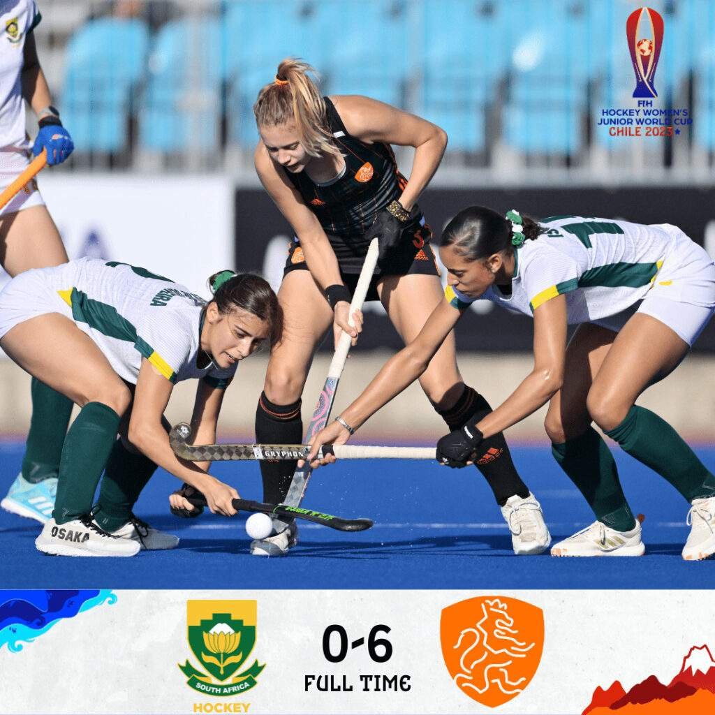 south africa fih womens jwc 2023 netherlands shows title credentials in defeating south africa 656a00c767eba - South Africa: FIH Women’s JWC 2023 | Netherlands shows title credentials in defeating South Africa - Netherlands came into the tournament with a high degree of favour in the corner. They came into this game looking slightly less perfect as they were held to a 2-2 draw in their opening game against Australia. For South Africa it was frustration in opening game as large spells of good had no end product and the teams ultimately started with a 1-0 defeat to Chile. It was going to be an incredibly tough for the African champions taking on a country that had made every finals since 2009.