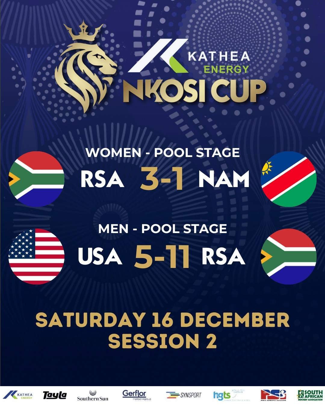 South Africa: Kathea Energy Nkosi Cup 2023 | South Africa shine in evening session on day 2 153 south africa kathea energy nkosi cup 2023 south africa shine in evening session on day 2 657f18d3f3950 - South Africa: Kathea Energy Nkosi Cup 2023 | South Africa shine in evening session on day 2 - It was two wins for the South Africans on the evening session of the Kathea Energy Nkosi Cup as both the men and women put one foot into the final of the inaugural competition.