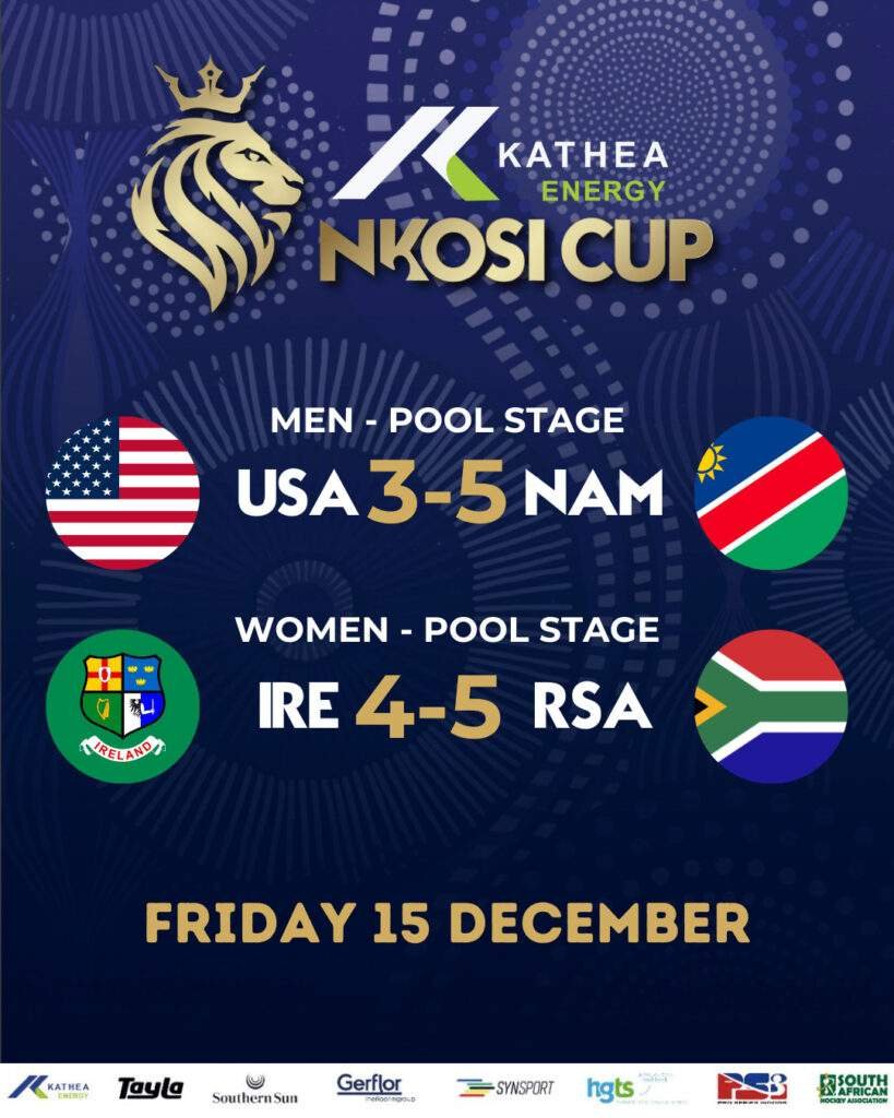 south africa kathea energy nkosi cup 2023 underway with two thrillers 657dc750895e0 - South Africa: Kathea Energy Nkosi Cup 2023 underway with two thrillers - The Kathea Energy Nkosi Cup, a new staple on the indoor hockey calendar, got underway in front of a capacity crowd at Wynberg Military base. What a thriller the opening two games produced as all four nations were represented in the opening exchanges.
