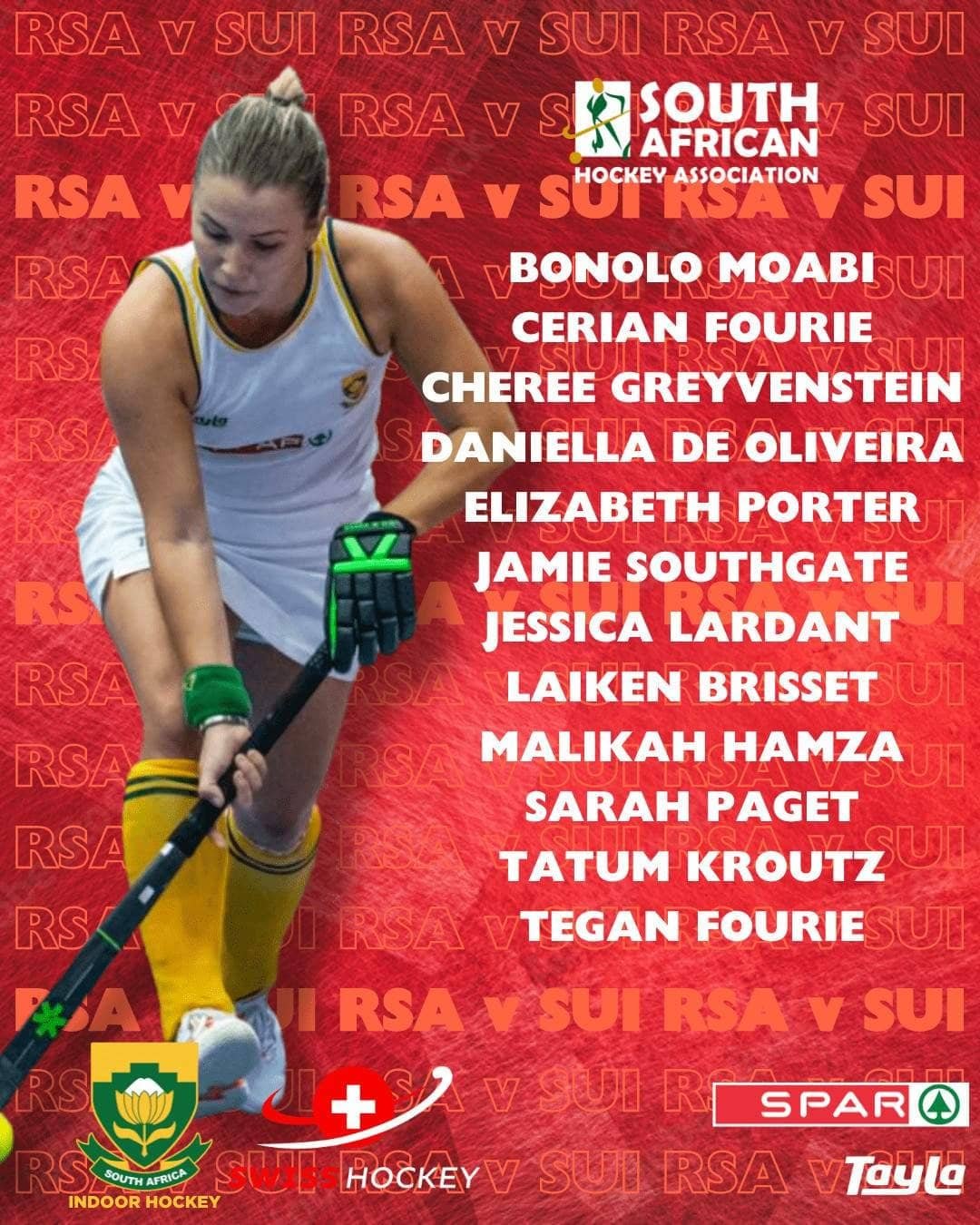 South Africa: SA Women’s Indoor Hockey named for tour to Switzerland 169 south africa sa womens indoor hockey named for tour to switzerland 656a00b9087d7 - South Africa: SA Women’s Indoor Hockey named for tour to Switzerland - The SPAR South Africa Indoor Hockey Women’s team has had a remarkable 2023, filled with achievements that have etched their names in history. Beginning with a groundbreaking journey to the FIH Indoor Hockey World Cup semi-finals, they carried that momentum to clinch the Tuanku Zara International Cup in Malaysia.