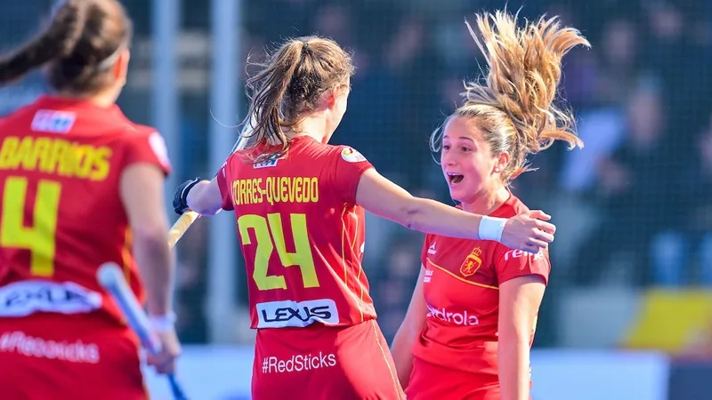 asia goal fests tight wins entertaining draws the first day at the fih hockey olympic qualifiers 2024 65a3dea2711fa - Asia: Goal-fests, Tight Wins, Entertaining Draws: The First Day at the FIH Hockey Olympic Qualifiers 2024 - The first day of the FIH Hockey Olympic Qualifiers 2024 saw ten games cover a full spectrum of results across venues in both Ranchi and Valencia. The Spanish women freely scored seven past Malaysia, whilst USA stunned hosts India in a tight 1-0 win. The late downpour of goals from Egypt and Korea’s men in a 4-4 thriller, was a far different game to the Irish women’s solid 0-0 draw against a threatening Belgium. The variety of results have begun to shape the standings in the pool stage, with draws meaning that several teams sit on level points. It was a promising first step on the road to Paris, showing a hint of what these qualifiers have in store for players and fans alike.
