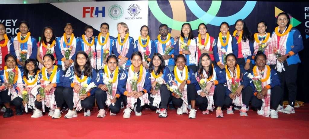 asia upbeat indian womens hockey team arrives for fih hockey olympic qualifiers ranchi 2024 659596688fff1 - Asia: Upbeat Indian Women’s Hockey Team arrives for FIH Hockey Olympic Qualifiers Ranchi 2024 . - Experienced forward Vandana Katariya has been ruled out of the tournament due to injury; will be replaced by Baljeet Kaur 