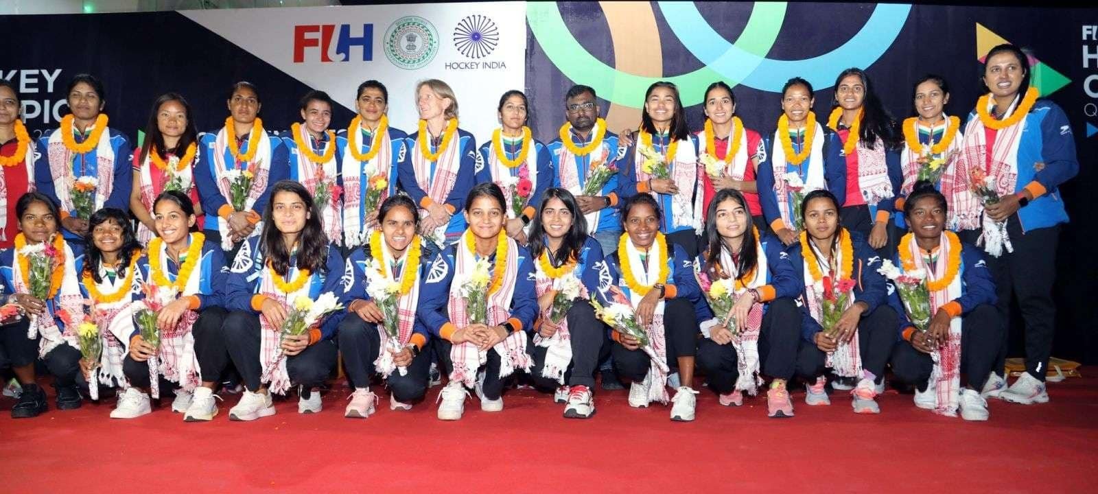 Asia Upbeat Indian Women’s Hockey Team Arrives For FIH Hockey Olympic