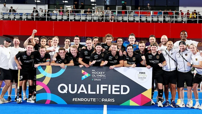 asia 65ace0e1c7887 - Asia: - World champions Germany booked their Olympic tickets by beating Egypt in their semi-final of the FIH Hockey Olympic Qualifiers 2024 in Muscat on Saturday.