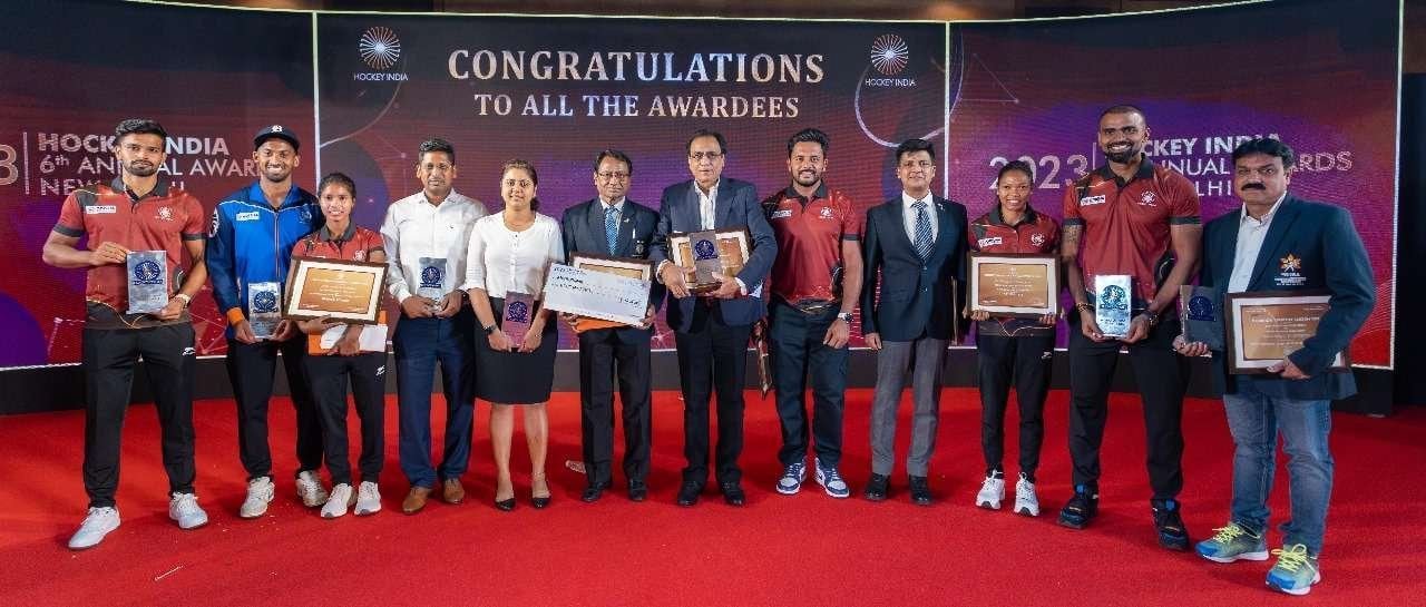 asia the annual awards were held in new delhi to honour hockey stars and legends hardik singh and salima tete win balbir singh sr award for player of t 660962332db71 - Asia: _~ The annual awards were held in New Delhi to honour Hockey stars and legends ~_Hardik Singh and Salima Tete win Balbir Singh Sr. Award for Player of The Year 2023 - New Delhi, 31st March 2024: The highly-anticipated Hockey India 6thAnnual Awards 2023 took place in New Delhi on Sunday where the NationalFederation celebrated India’s best hockey stars, officials and legendsof the sport.