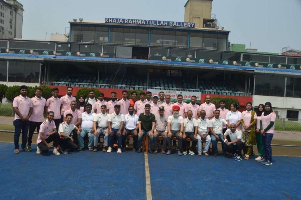 asia fih ahf level 2 umpiring and technical official course concludes successfully in dhaka bangladesh 662430a64d866 - Asia: FIH AHF Level 2 Umpiring and Technical Official Course Concludes Successfully in Dhaka, Bangladesh - From April 16th to 19th, in Dhaka, Bangladesh, witnessed the culmination of the FIH AHF Level 2 Umpiring and Technical Official Course, a pivotal event aimed at elevating the standards of hockey officiating in the region. Under the adept guidance of Muneer Mughal for the Technical Official Course and Gurinder Singh Sangha for the Umpiring Course, the program delivered valuable insights and practical skills to participants, marking a significant step forward for hockey officiating in Bangladesh,