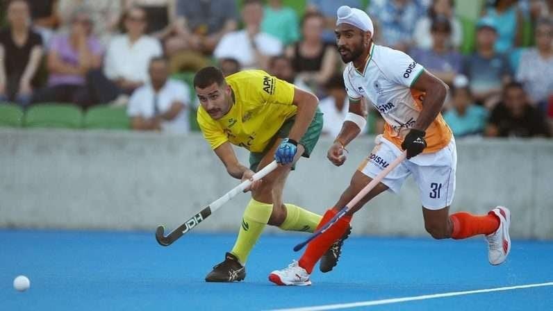 india indian mens hockey team goes down 1 2 against australia in closely fought third match of the test series 661683e9f2958 - India: Indian Men's Hockey Team goes down 1-2 against Australia in closely-fought third match of the Test Series - ~Jugraj Singh scored a lone goal for India~