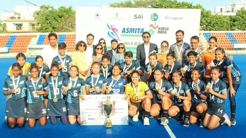 india sai shakti team crowned champions of the 2nd khelo india sub junior womens hockey league finals 66119244966b1 - India: SAI Shakti Team crowned Champions of the 2nd Khelo India Sub Junior Women's Hockey League - Finals - ~SAI Shakti Team defeated Odisha Naval Tata Hockey High Performance Centre 3-2 to win the Championship~