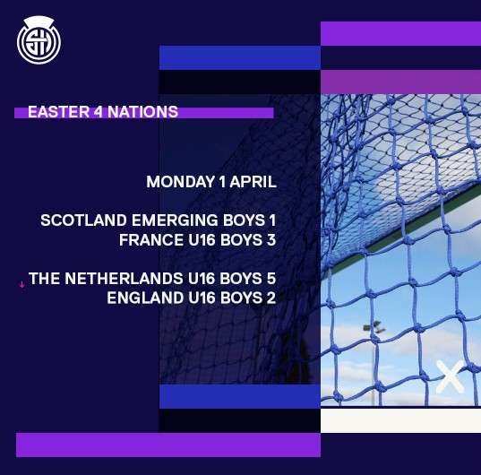 scotland the netherlands win u16 easter 4 nations in glasgow 660bab5a5622b - Scotland: The Netherlands win U16 Easter 4 Nations in Glasgow - Home » News » The Netherlands win U16 Easter 4 Nations in Glasgow