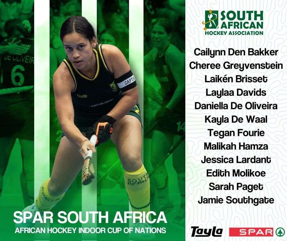 South Africa: SPAR South Africa Women’s Indoor Hockey Team Unveiled For ...