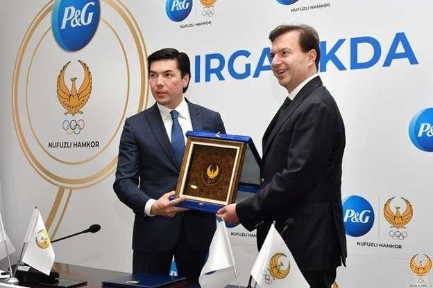 asia uzbekistan noc signs partnership with procter gamble 6636ab74b019d - Asia: Uzbekistan NOC signs partnership with Procter & Gamble - Procter & Gamble, the world-famous manufacturer of personal hygiene products, has become one of the partners of the National Olympic Committee of Uzbekistan.