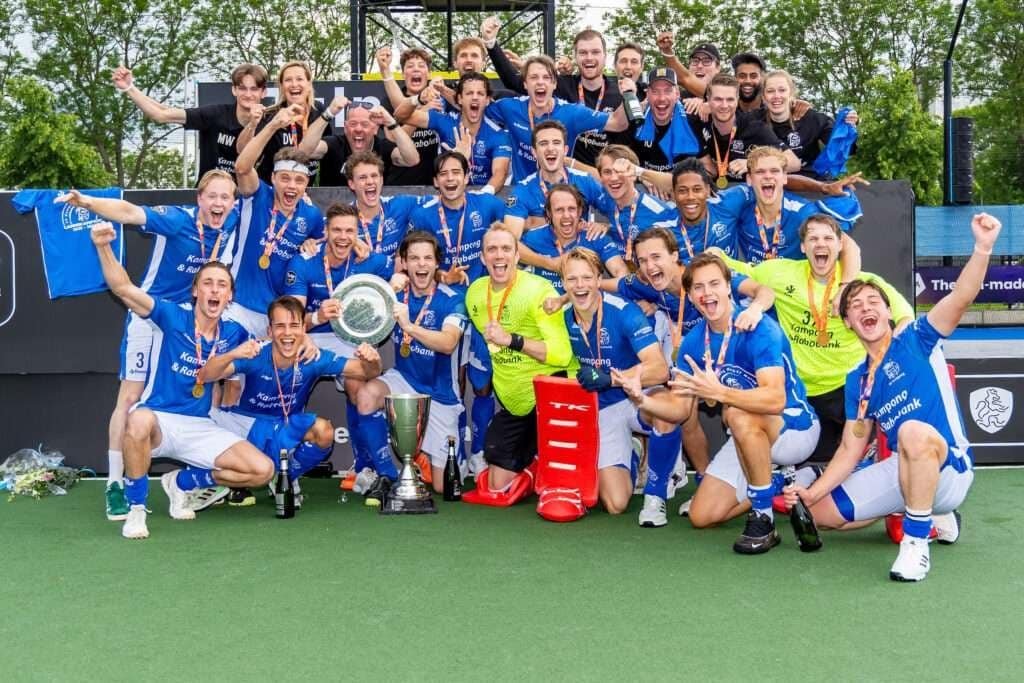 ehl janssens late heroics wins dutch title for kampong 665f3c7ad9644 - EHL: Janssen’s late heroics wins Dutch title for Kampong - SV Kampong won back the Dutch men’s Hoofdklasse title after a six-year gap as they won a dramatic two-legged battle with HC Rotterdam over the weekend.