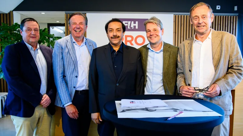 ahf 2026 fih hockey world cup netherlands belgium hosting agreement officially signed today in amsterdam 668c1b92b2075 - AHF: 2026 FIH Hockey World Cup Netherlands-Belgium: hosting agreement officially signed today in Amsterdam - The 2026 FIH Hockey World Cup, that will be co-organised by Belgium and the Netherlands, added a new chapter to its history today with the official signing of the hosting agreement at a ceremony involving FIH President Tayyab Ikram, Dutch Hockey Association President Erik Klein Nagelvoort and CEO Erik Gerritsen as well as Belgian Hockey Association President Patrick Keusters and CEO Serge Pilet.