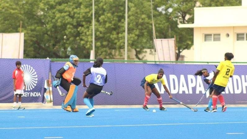 india day 5 results 2nd hockey india junior women and men south zone championship 2024 6696817c332e4 - India: Day 5 Results: 2nd Hockey India Junior Women and Men South Zone Championship 2024 - Kadapa, 16th July: Day 5 of the 2nd Hockey India Junior Women and Men South Zone Championship 2024, held in Kadapa, Andhra Pradesh saw Hockey Karnataka, Telangana Hockey and Hockey Andhra Pradesh clinch victories in their respective women’s matches, while Telangana Hockey, Hockey Karnataka, and Hockey Unit of Tamil Nadu won their respective men’s fixtures.