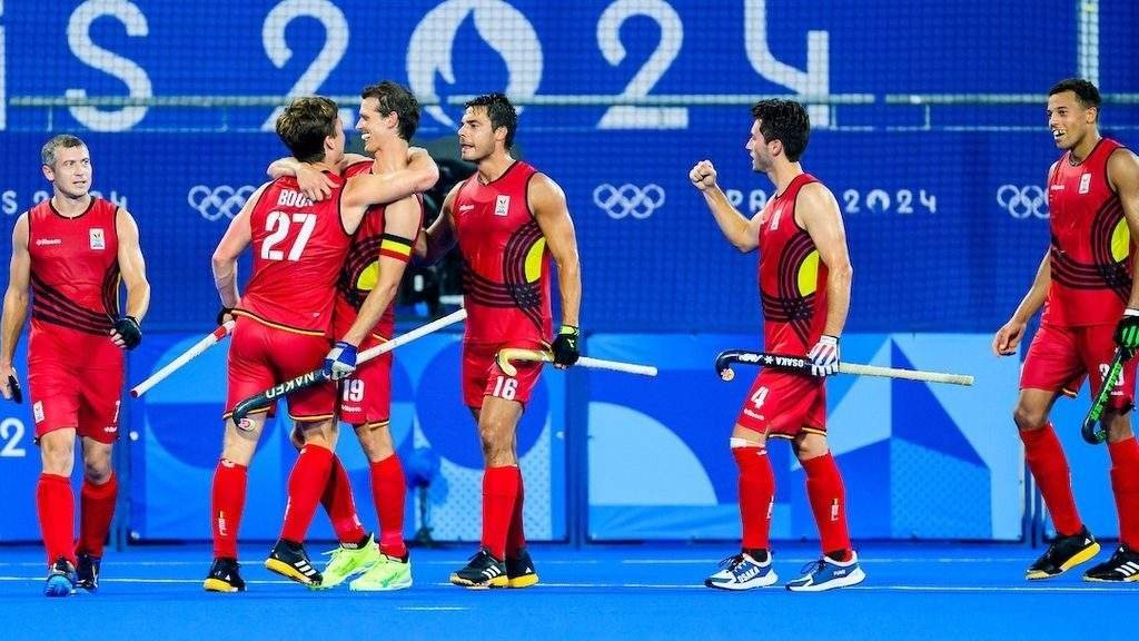 olympics paris 2024 olympics hockey media release belgium men crush australia in tokyo 2020 final rematch 66a9589c56c56 - Olympics: Hockey at Paris 2024: Belgium men crush Australia in Tokyo 2020 final rematch  - Paris, France - Day 4: Reigning Olympic men’s gold medallists Belgium recorded an astonishing victory over Tokyo 2020 silver medallists Australia, with Tom Boon netting a sensational hat-trick as the Red Lions triumphed 6-2 to move top of Pool B in an absorbing Olympic Games Paris 2024 hockey encounter.