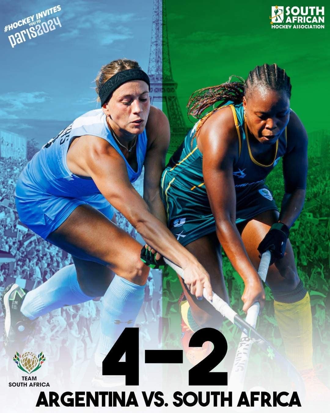 South Africa: South Africa force Argentina all the way in tense Olympic tussle 82 south africa south africa force argentina all the way in tense olympic tussle 66a90bd424b0a - South Africa: South Africa force Argentina all the way in tense Olympic tussle - South Africa continued their Olympic journey with a challenging encounter against world number 2, Argentina. This match marked just the second meeting between the two sides in Olympic history, with Argentina winning their previous clash by a large margin in London. Adding to the challenge for South Africa, their most experienced player, Dirkie Chamberlain, was ruled out, and Kayla Swart had the opportunity to emulate her older brother and become an Olympian.