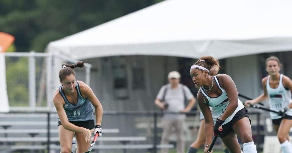 usa 2024 junior nexus championship continues milan wins u 18 girls 6695b14fde1b9 - USA: 2024 Junior Nexus Championship Continues, Milan Wins U-18 Girls - VIRGINIA BEACH, Va. – The U-18 Girls division of the 2024 Junior Nexus Championship (NXC), presented by Osaka Hockey, concluded this Sunday after three days of stellar competition. Sixteen teams comprised of athletes from around the country gathered at the Virginia Beach Regional Training Center in Virginia Beach, Va. to learn from top coaches and compete for the title.