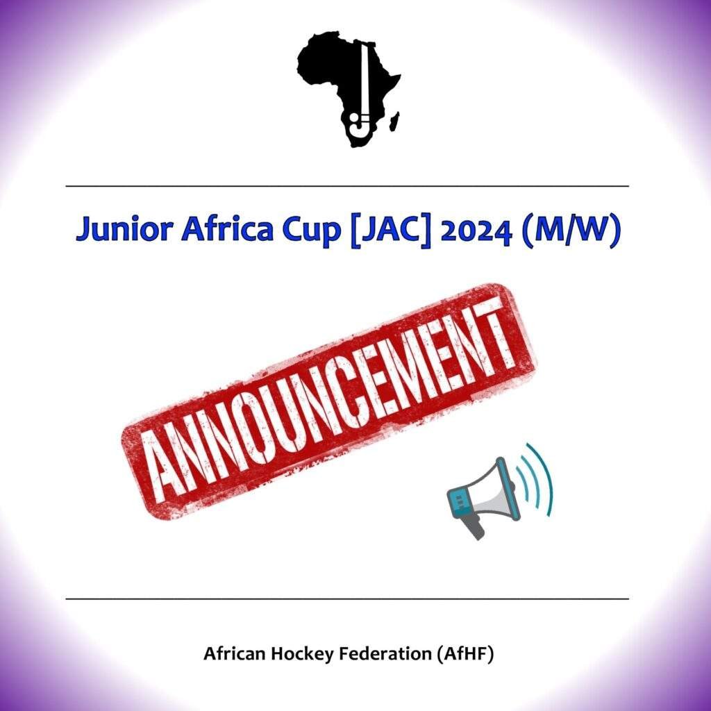 ahf junior africa cup jac 2024 m w announcement 66d0a98b7a5bc - AHF: Junior Africa Cup [JAC] 2024 (M/W) – Announcement - To provide the best experiences, we use technologies like cookies to store and/or access device information. Consenting to these technologies will allow us to process data such as browsing behavior or unique IDs on this site. Not consenting or withdrawing consent, may adversely affect certain features and functions.