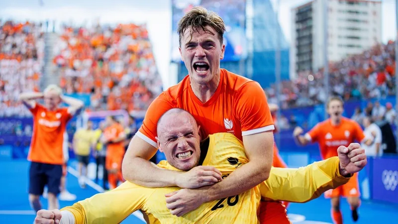 asia hockey at paris 2024 blaak brilliance guides oranje men to first olympic gold in 24 years 66b6872403685 - Asia: Hockey at Paris 2024: Blaak brilliance guides Oranje men to first Olympic gold in 24 years - Paris, France – Day 13: A sensational goalkeeping performance from Pirmin Blaak helped the Netherlands men become Olympic champions for the first time since Sydney 2000, inspiring a dramatic shoot-out victory over Germany in front of a sell-out crowd at the Yves-du-Manoir Hockey Stadium.