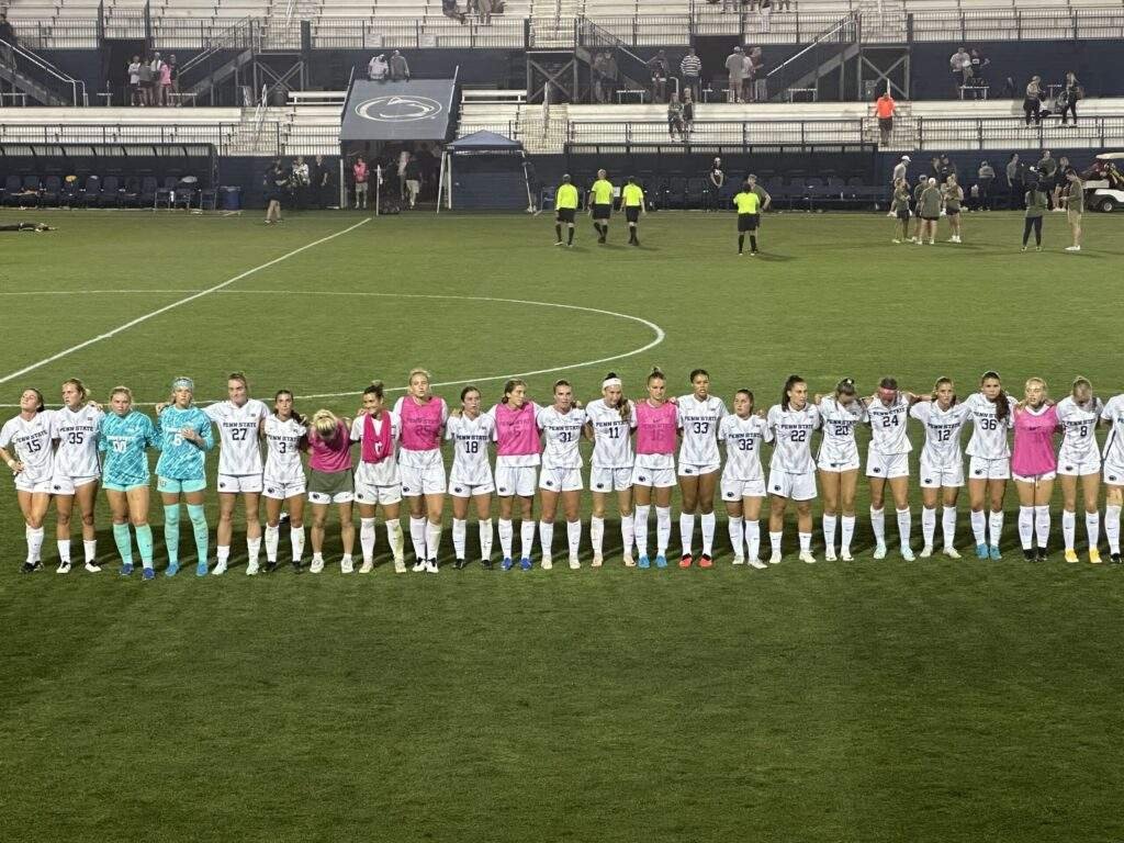 fan penn states kaitlyn macbean deepens impressive offensive resume in game against west virginia makes history gets hat trick 66d15157a74a7 - FAN: Penn State’s Kaitlyn MacBean deepens impressive offensive resume in game against West Virginia; makes history, gets hat trick - Without the powerful back line that Penn State women’s soccer has, Kaitlyn MacBean wouldn’t have been able to add her name to the scoresheet or history books.