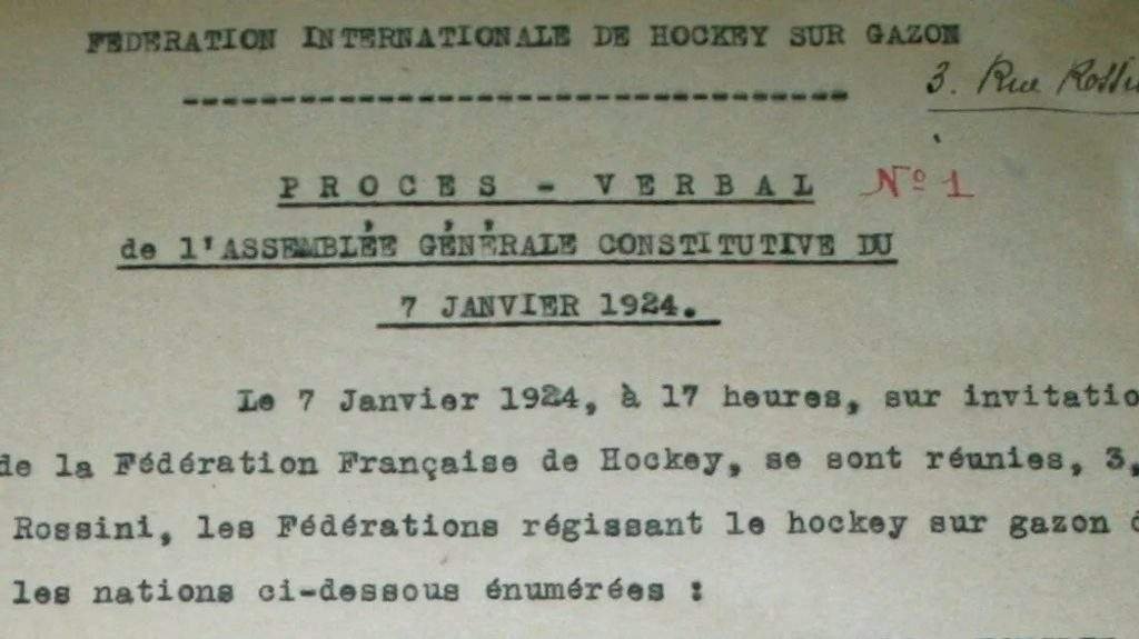 olympics 100 years ago fih was born in paris 66b1cbf9b0f26 - Olympics - The World Stage