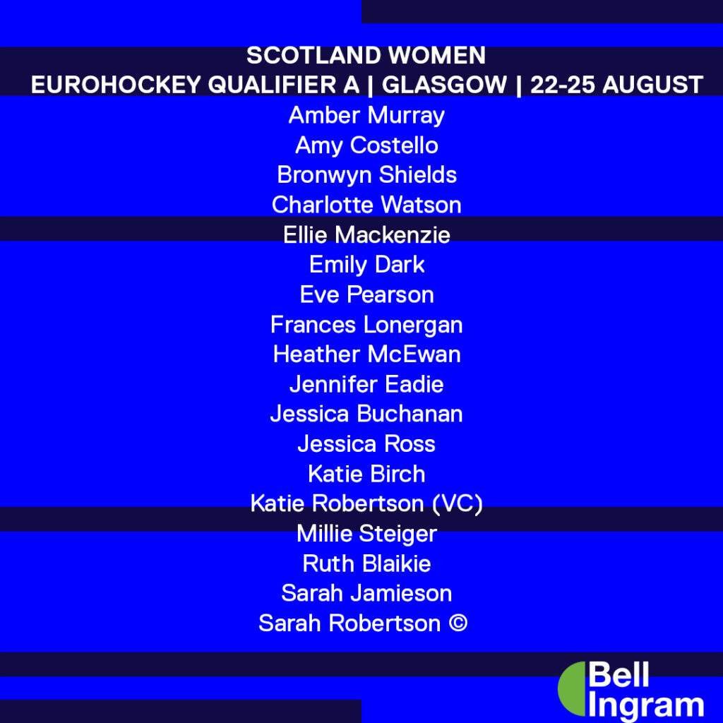 scotland scotland womens squad announced for eurohockey qualifier in glasgow 66c048dece05d - Scotland: Scotland women’s squad announced for EuroHockey Qualifier in Glasgow - Home » News » Scotland women’s squad announced for EuroHockey Qualifier in Glasgow